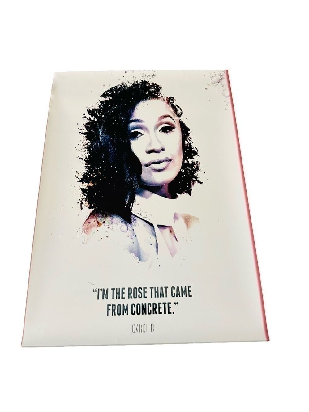 Cardi B I’m The Rose That Came From Concrete Poster 12”x18”‎